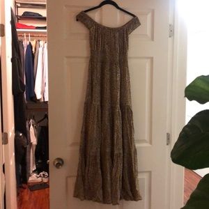 spell frankie shirred dress